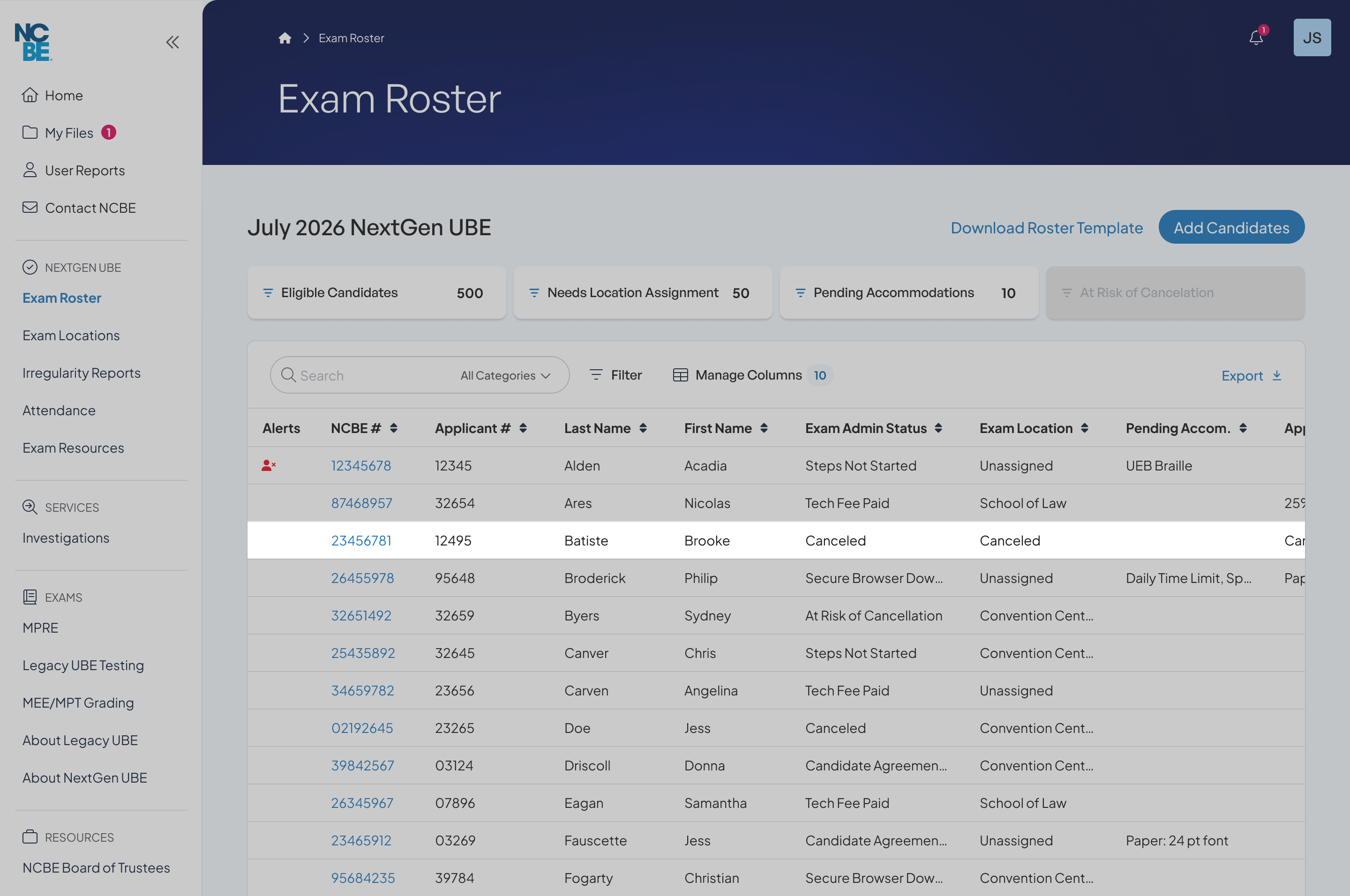 Pre-Exam-Roster_Manage-Canceled.png